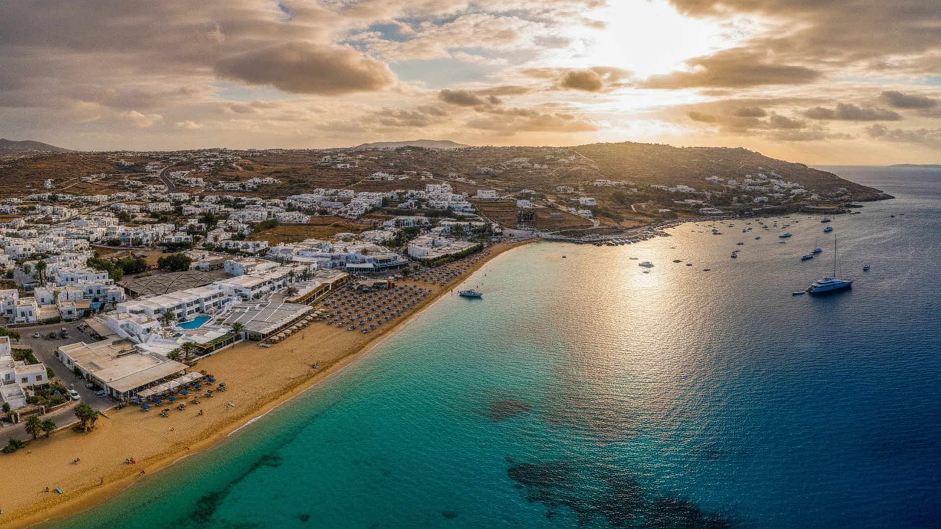 Ornos Beach, Mykonos
