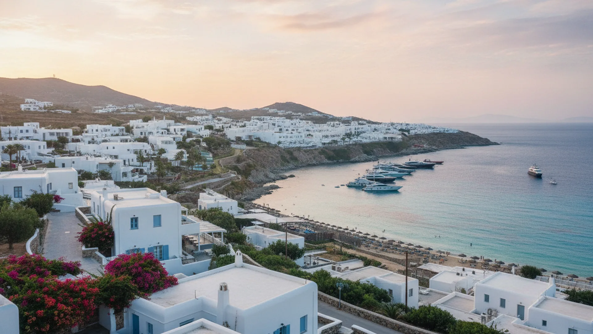 Psarou Beach, Mykonos